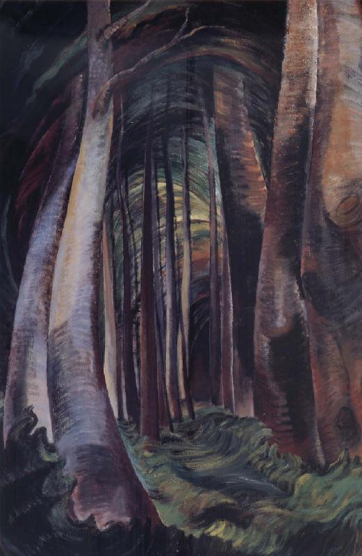 Emily Carr Wood Interior oil painting image